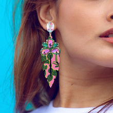 Load image into Gallery viewer, Leaf Drop Earrings