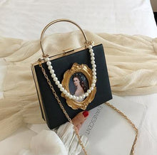 Load image into Gallery viewer, Vintage Oil Painting Crossbody Bag