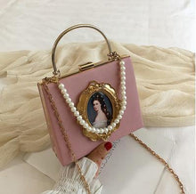 Load image into Gallery viewer, Vintage Oil Painting Crossbody Bag