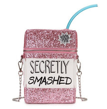 Load image into Gallery viewer, Pink Sequined Crossbody Bag