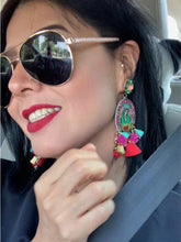 Load image into Gallery viewer, Angel Tassel Statement Earrings