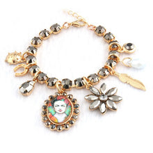 Load image into Gallery viewer, Crystal Charms Bracelet