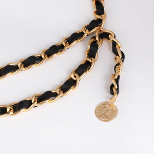 Metal Chain Coin Belt