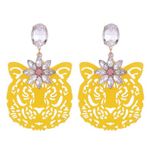 Load image into Gallery viewer, Tiger Drop Earrings