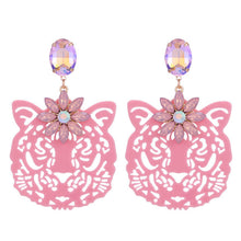 Load image into Gallery viewer, Tiger Drop Earrings