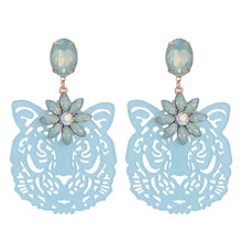 Load image into Gallery viewer, Tiger Drop Earrings