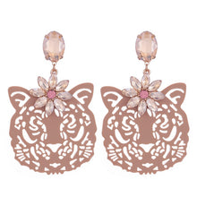 Load image into Gallery viewer, Tiger Drop Earrings