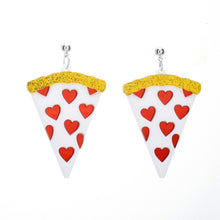 Load image into Gallery viewer, Pizza Earrings