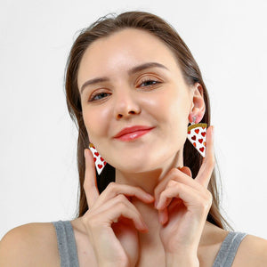 Pizza Earrings