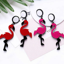 Load image into Gallery viewer, Flamingo Earrings