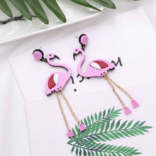 Load image into Gallery viewer, Flamingo Earrings