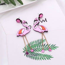 Load image into Gallery viewer, Flamingo Earrings