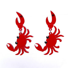 Load image into Gallery viewer, Crab Earrings