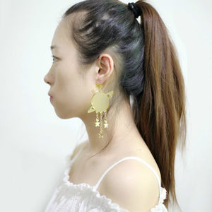 Planet Mirror Earrings