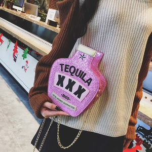 Tequila Glitter Cross Body Bag