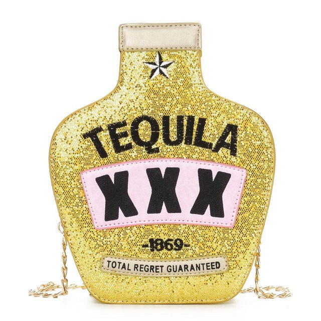 Tequila Glitter Cross Body Bag