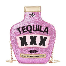 Load image into Gallery viewer, Tequila Glitter Cross Body Bag