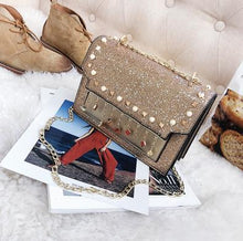 Load image into Gallery viewer, Sequin Gradient Tassel Crossbody Bag