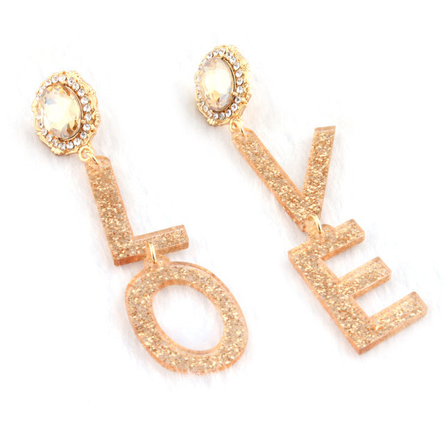 Love Drop Earrings