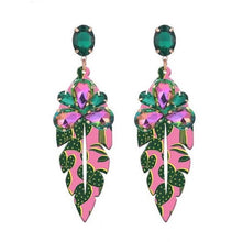 Load image into Gallery viewer, Leaf Drop Earrings