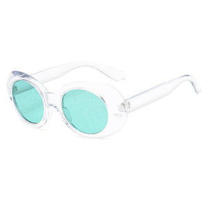 Vintage Ova Glitter Sunglasses