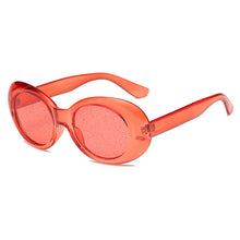 Load image into Gallery viewer, Vintage Ova Glitter Sunglasses