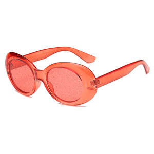 Vintage Ova Glitter Sunglasses