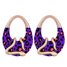 Load image into Gallery viewer, Animal Print Snake Earrings