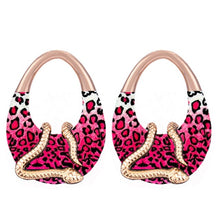 Load image into Gallery viewer, Animal Print Snake Earrings