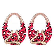 Load image into Gallery viewer, Animal Print Snake Earrings