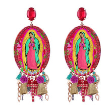 Load image into Gallery viewer, Angel Tassel Statement Earrings