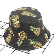 Load image into Gallery viewer, Pineapple Print Bucket Hat