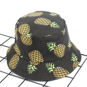 Pineapple Print Bucket Hat