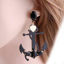 Load image into Gallery viewer, Anchor Earrings