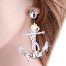 Load image into Gallery viewer, Anchor Earrings