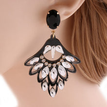 Load image into Gallery viewer, Peacock Feather Earrings