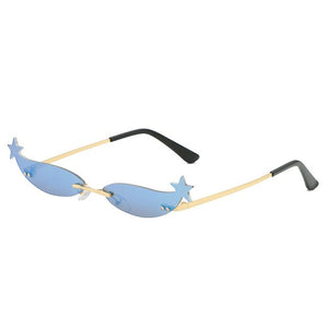 Narrow Star Frame Sunglasses