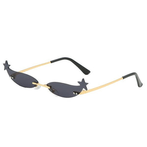 Narrow Star Frame Sunglasses