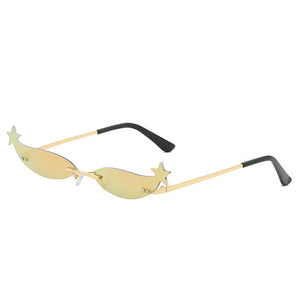 Narrow Star Frame Sunglasses